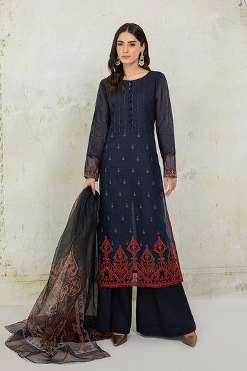 Blue DW-EA21-09 Maria B Casual Wear 2021